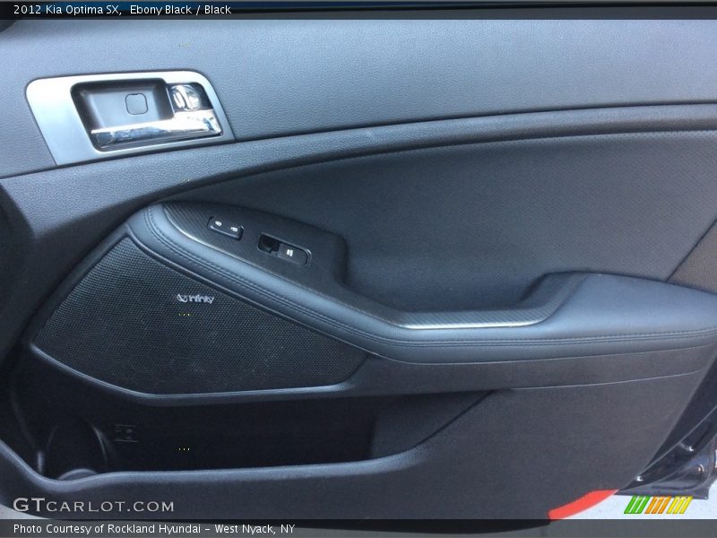 Ebony Black / Black 2012 Kia Optima SX