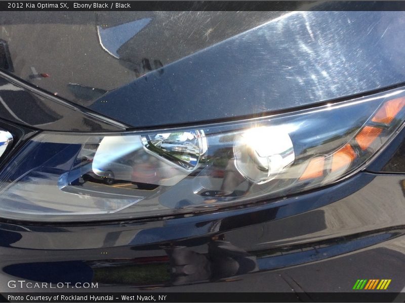 Ebony Black / Black 2012 Kia Optima SX