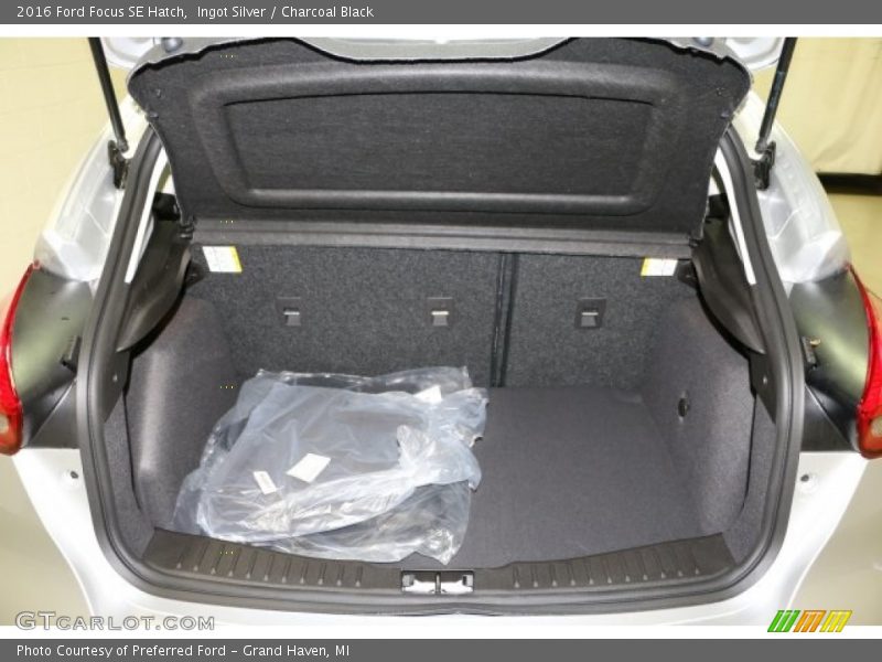 Ingot Silver / Charcoal Black 2016 Ford Focus SE Hatch