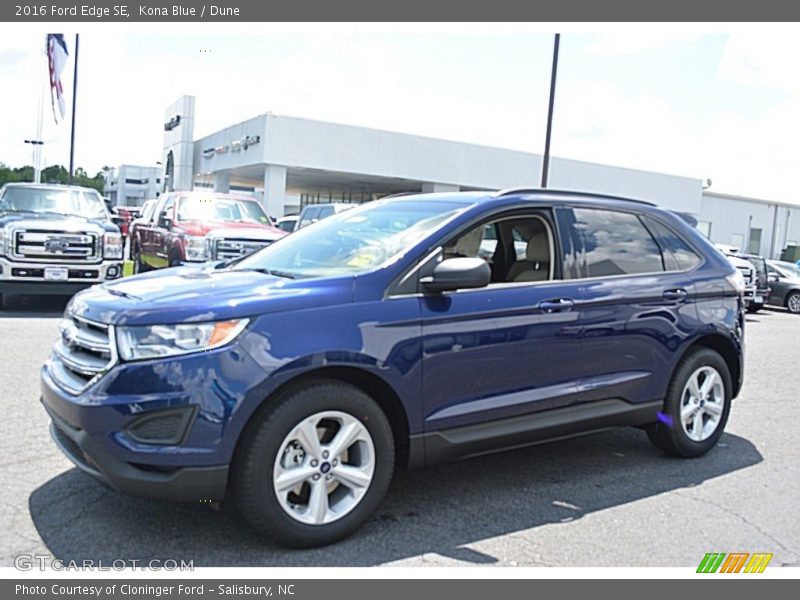 Kona Blue / Dune 2016 Ford Edge SE