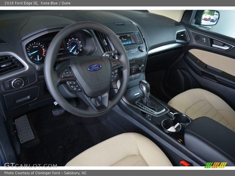 Kona Blue / Dune 2016 Ford Edge SE
