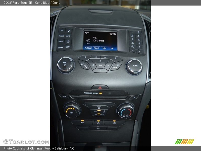 Kona Blue / Dune 2016 Ford Edge SE