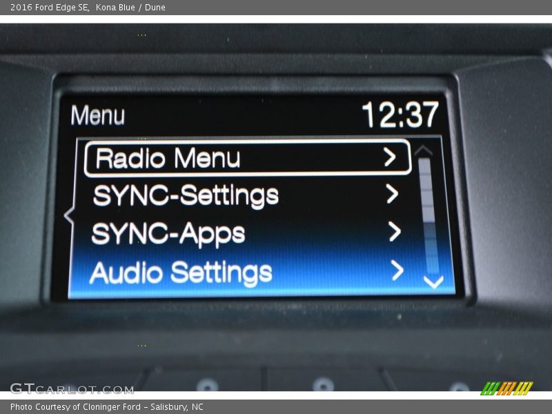 Kona Blue / Dune 2016 Ford Edge SE