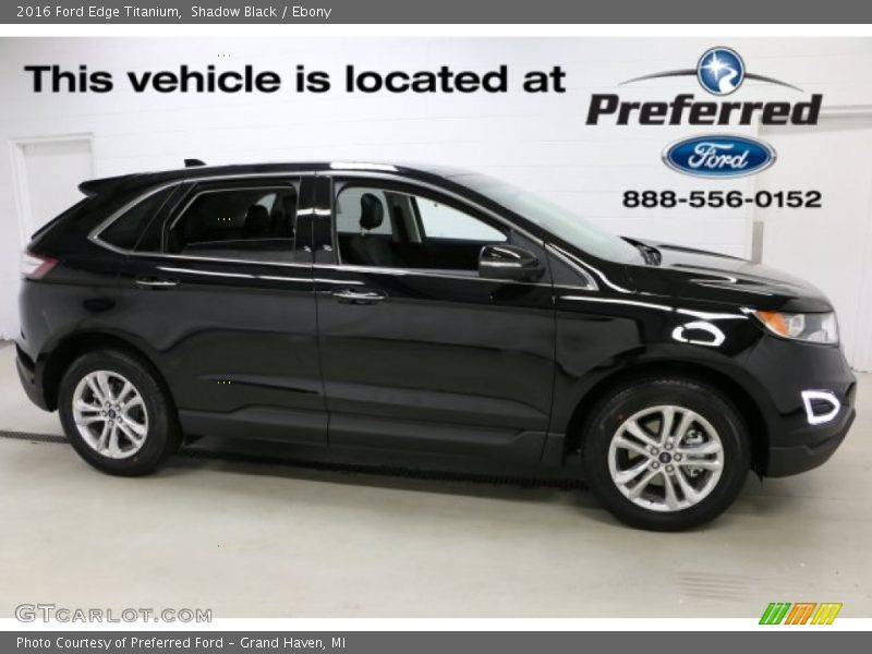 Shadow Black / Ebony 2016 Ford Edge Titanium