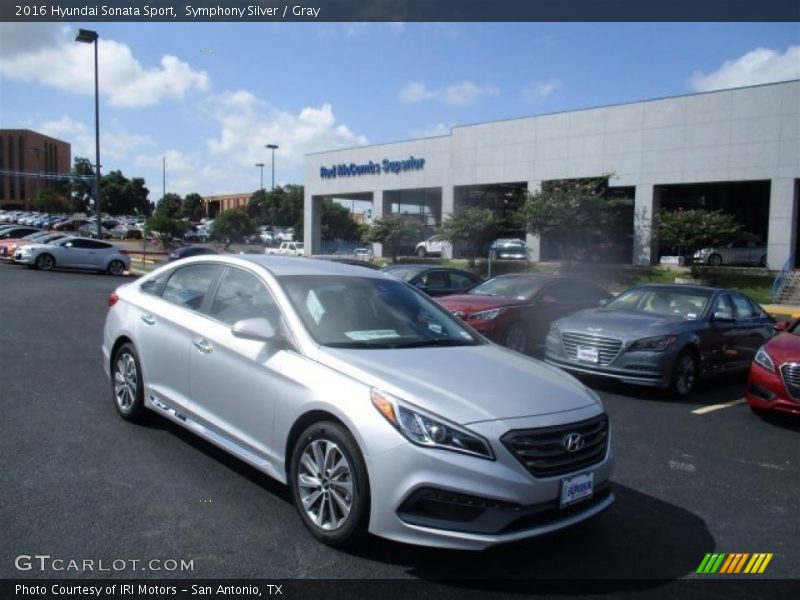 Symphony Silver / Gray 2016 Hyundai Sonata Sport