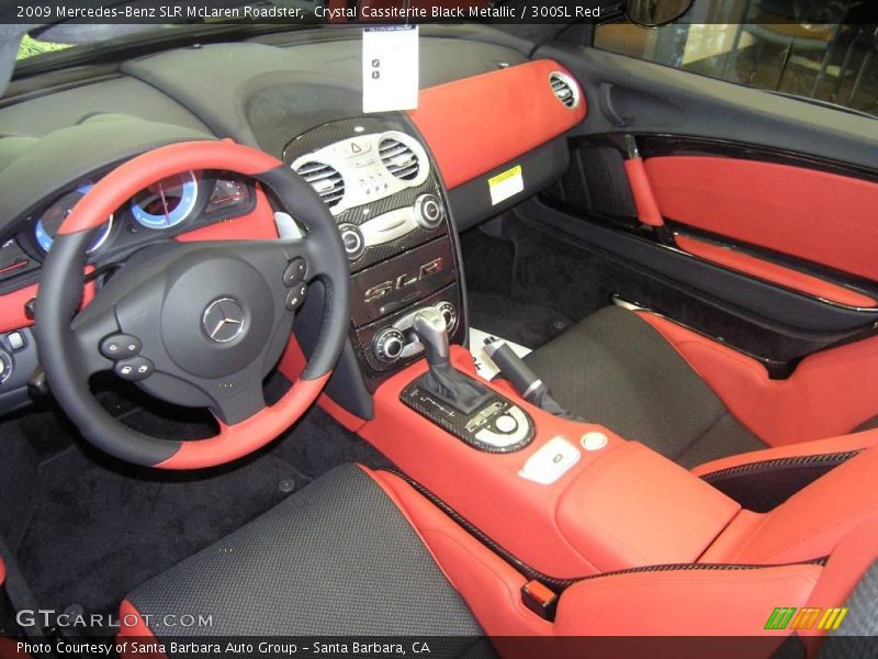 300SL Red Interior - 2009 SLR McLaren Roadster 