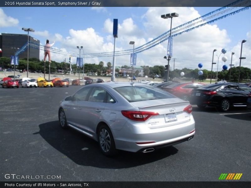 Symphony Silver / Gray 2016 Hyundai Sonata Sport
