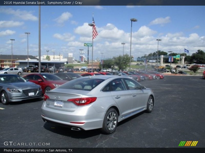 Symphony Silver / Gray 2016 Hyundai Sonata Sport
