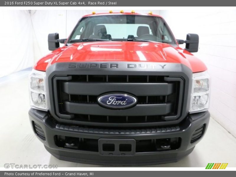 Race Red / Steel 2016 Ford F250 Super Duty XL Super Cab 4x4