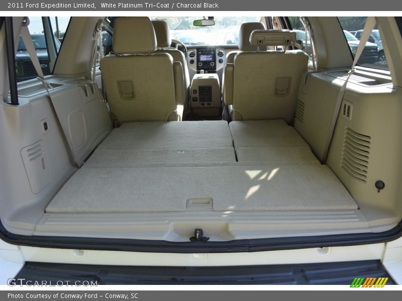 White Platinum Tri-Coat / Charcoal Black 2011 Ford Expedition Limited