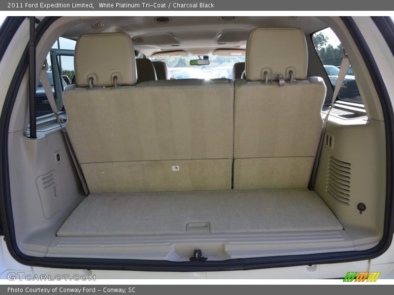 White Platinum Tri-Coat / Charcoal Black 2011 Ford Expedition Limited