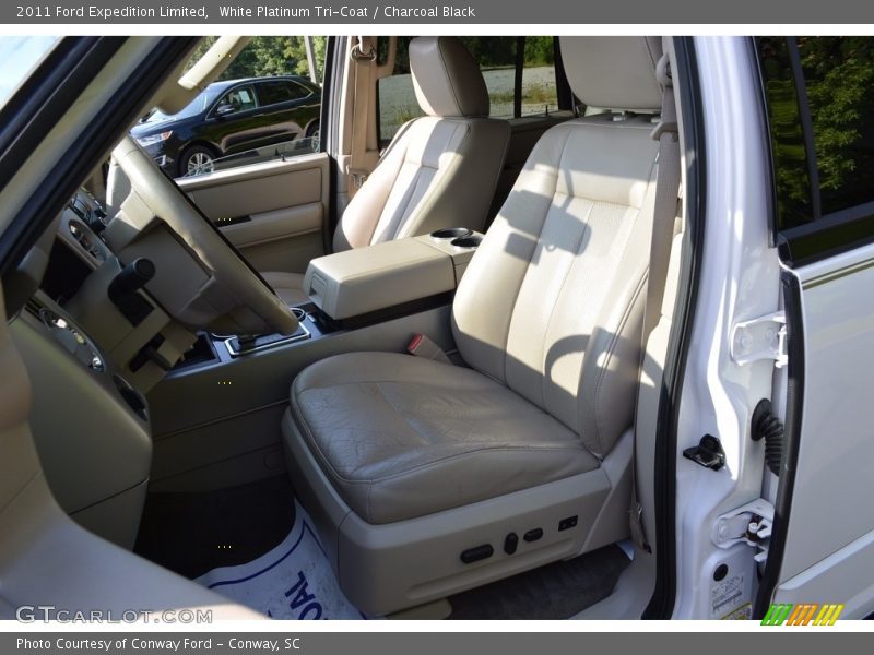 White Platinum Tri-Coat / Charcoal Black 2011 Ford Expedition Limited