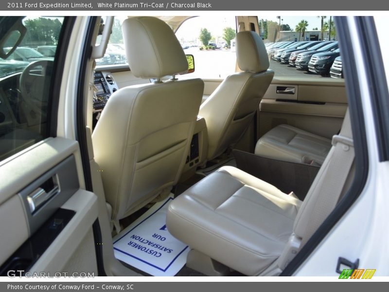 White Platinum Tri-Coat / Charcoal Black 2011 Ford Expedition Limited