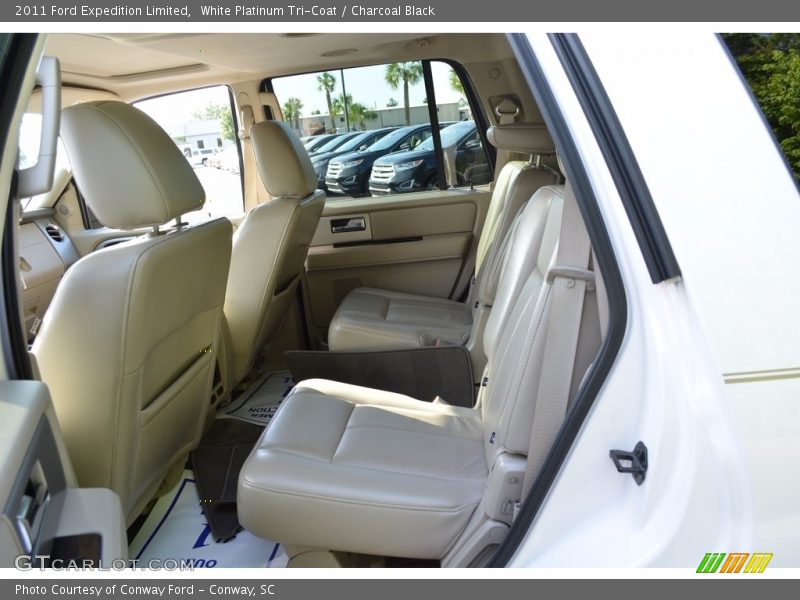 White Platinum Tri-Coat / Charcoal Black 2011 Ford Expedition Limited