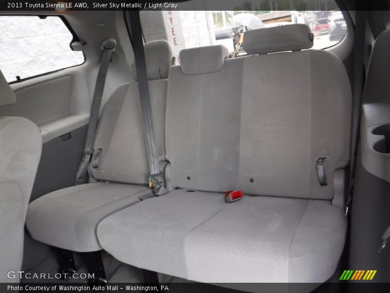 Silver Sky Metallic / Light Gray 2013 Toyota Sienna LE AWD