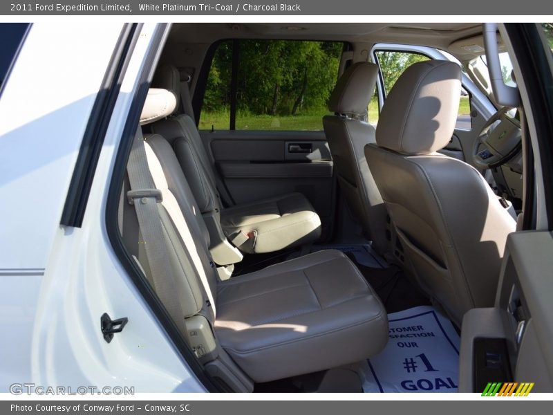 White Platinum Tri-Coat / Charcoal Black 2011 Ford Expedition Limited