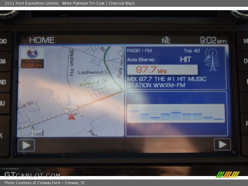 White Platinum Tri-Coat / Charcoal Black 2011 Ford Expedition Limited