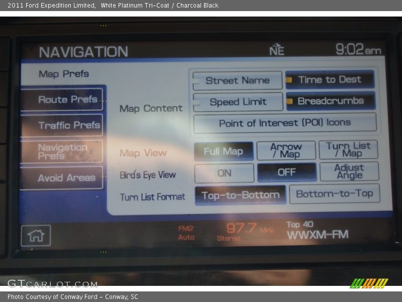 White Platinum Tri-Coat / Charcoal Black 2011 Ford Expedition Limited