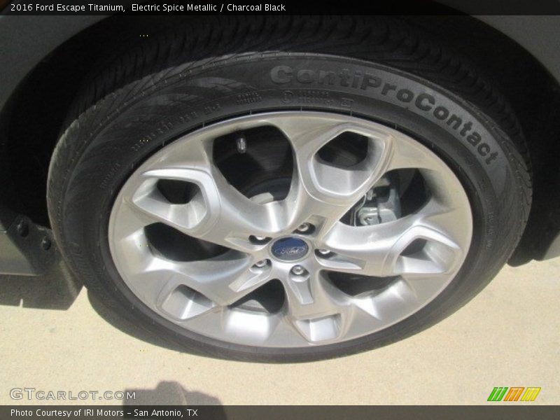 Electric Spice Metallic / Charcoal Black 2016 Ford Escape Titanium