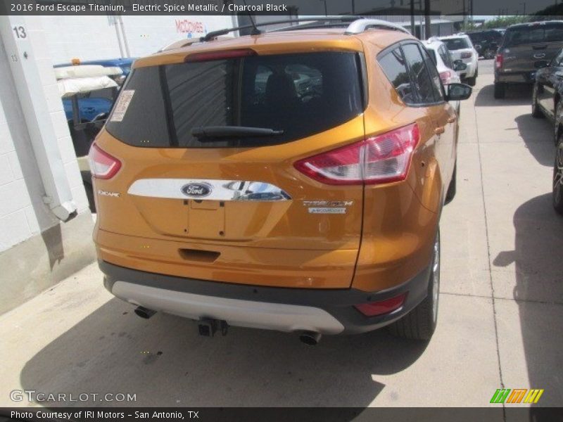 Electric Spice Metallic / Charcoal Black 2016 Ford Escape Titanium