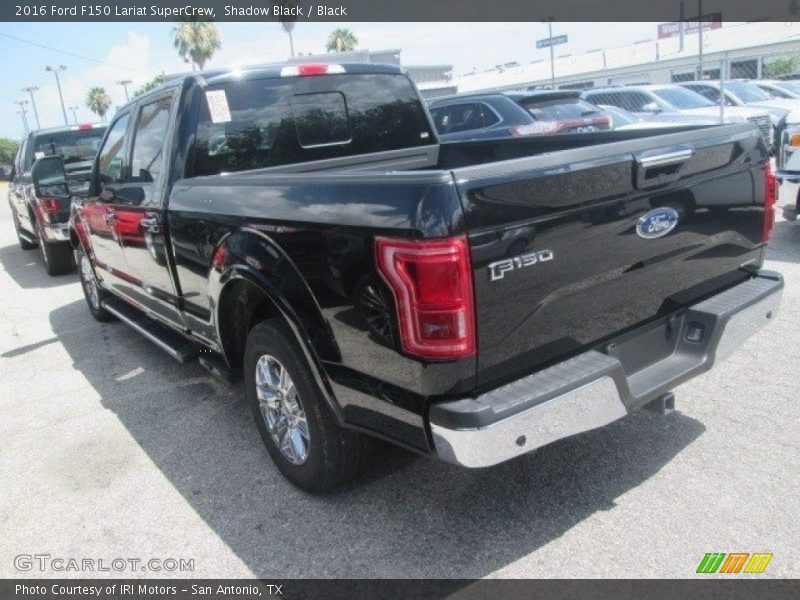 Shadow Black / Black 2016 Ford F150 Lariat SuperCrew