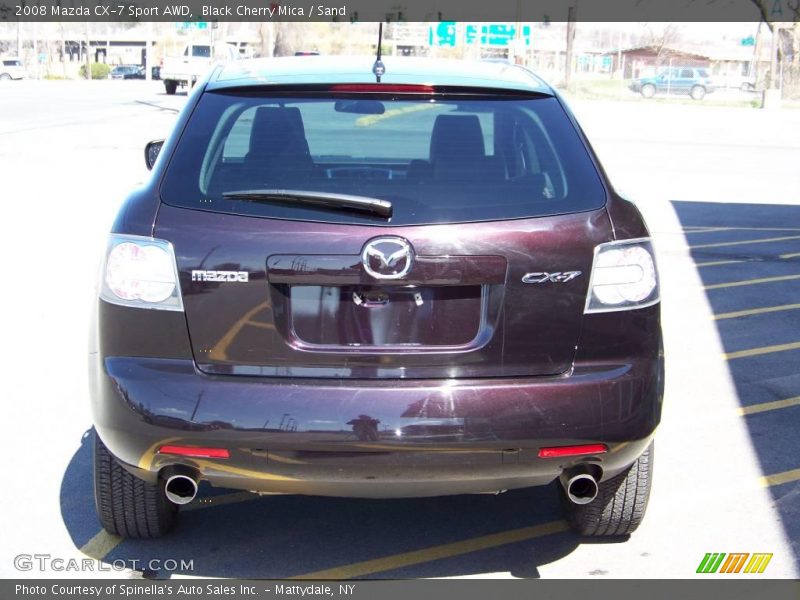 Black Cherry Mica / Sand 2008 Mazda CX-7 Sport AWD