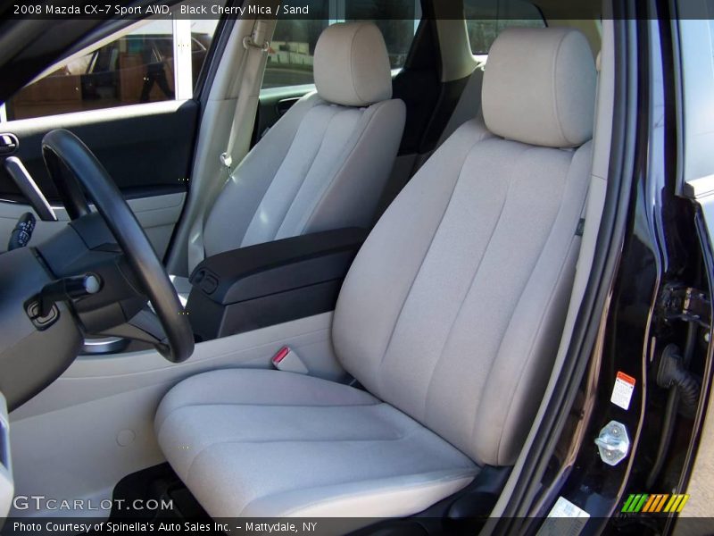 Black Cherry Mica / Sand 2008 Mazda CX-7 Sport AWD