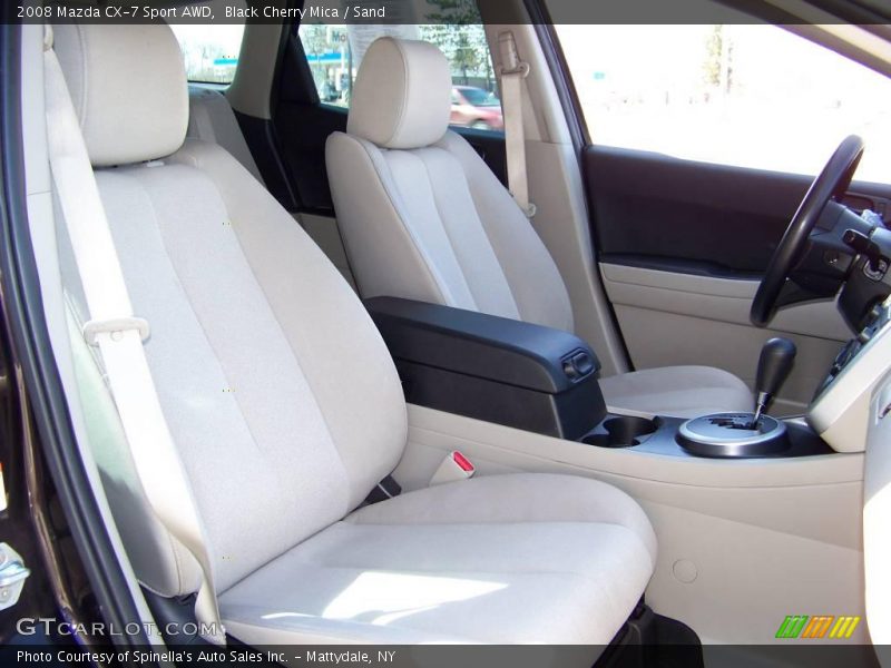 Black Cherry Mica / Sand 2008 Mazda CX-7 Sport AWD