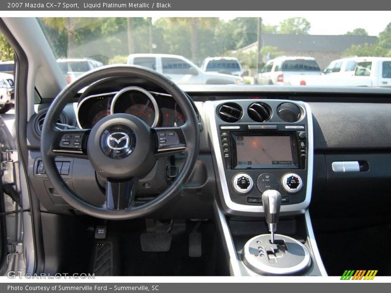 Liquid Platinum Metallic / Black 2007 Mazda CX-7 Sport
