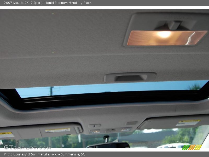 Liquid Platinum Metallic / Black 2007 Mazda CX-7 Sport