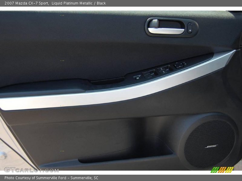 Liquid Platinum Metallic / Black 2007 Mazda CX-7 Sport