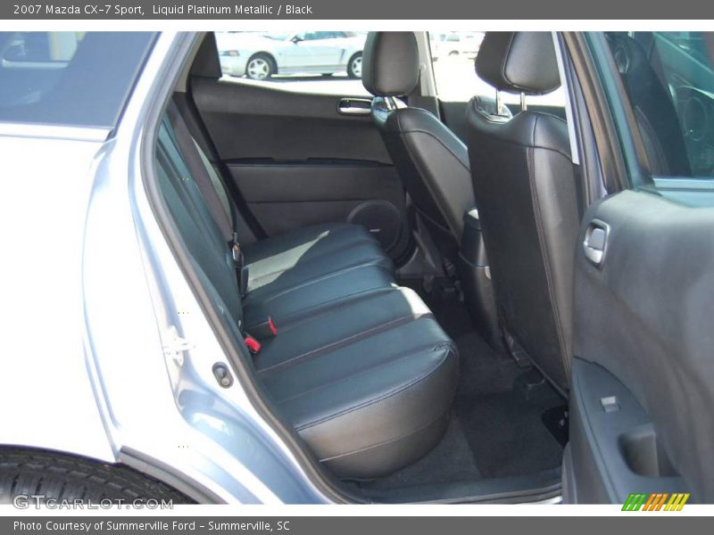 Liquid Platinum Metallic / Black 2007 Mazda CX-7 Sport