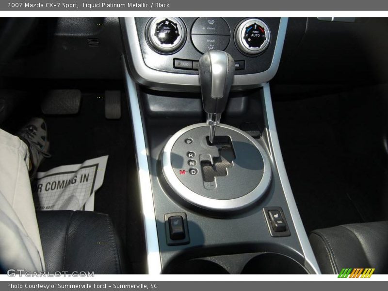 Liquid Platinum Metallic / Black 2007 Mazda CX-7 Sport