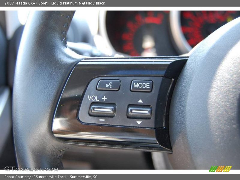 Liquid Platinum Metallic / Black 2007 Mazda CX-7 Sport