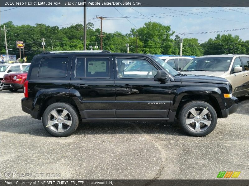 Black / Light Pebble Beige/Dark Slate Gray 2016 Jeep Patriot Latitude 4x4