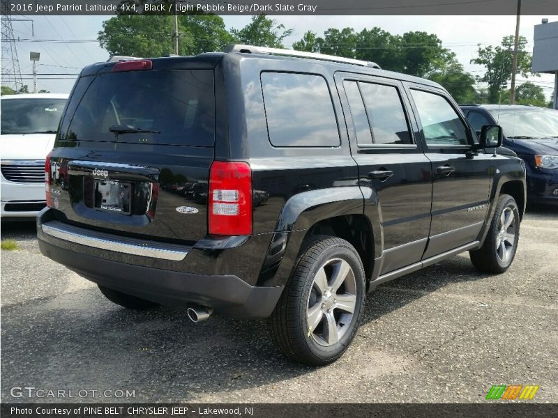Black / Light Pebble Beige/Dark Slate Gray 2016 Jeep Patriot Latitude 4x4