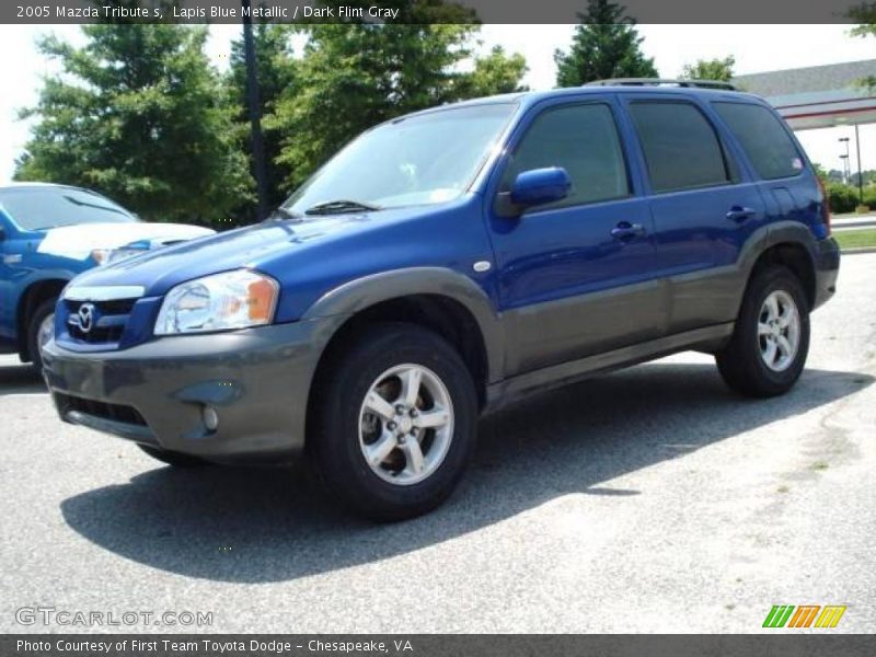 Lapis Blue Metallic / Dark Flint Gray 2005 Mazda Tribute s