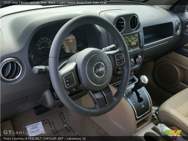 Black / Light Pebble Beige/Dark Slate Gray 2016 Jeep Patriot Latitude 4x4