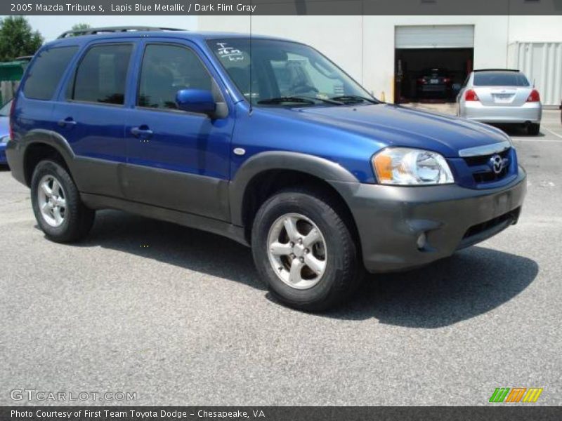 Lapis Blue Metallic / Dark Flint Gray 2005 Mazda Tribute s