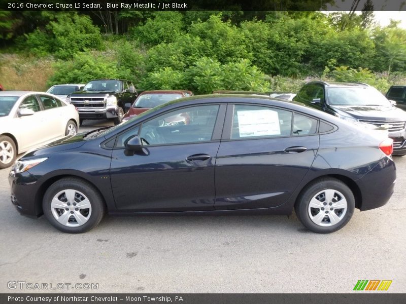 Blue Ray Metallic / Jet Black 2016 Chevrolet Cruze LS Sedan