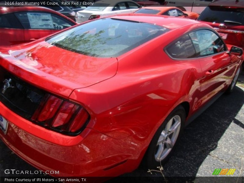 Race Red / Ebony 2016 Ford Mustang V6 Coupe