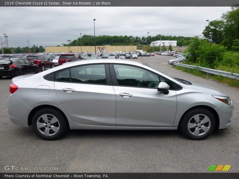 Silver Ice Metallic / Jet Black 2016 Chevrolet Cruze LS Sedan