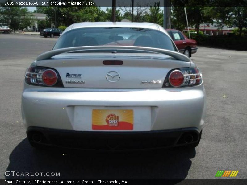 Sunlight Silver Metallic / Black 2005 Mazda RX-8