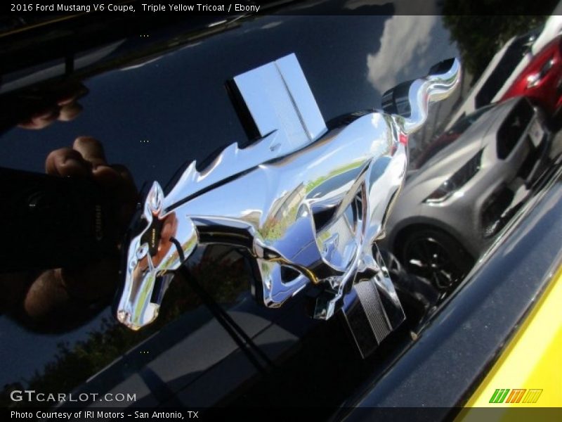 Triple Yellow Tricoat / Ebony 2016 Ford Mustang V6 Coupe