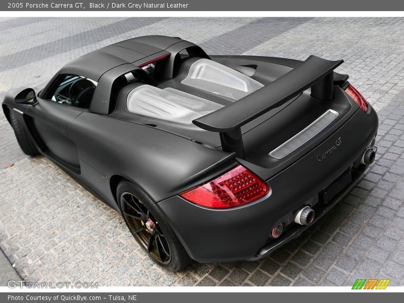 Black / Dark Grey Natural Leather 2005 Porsche Carrera GT