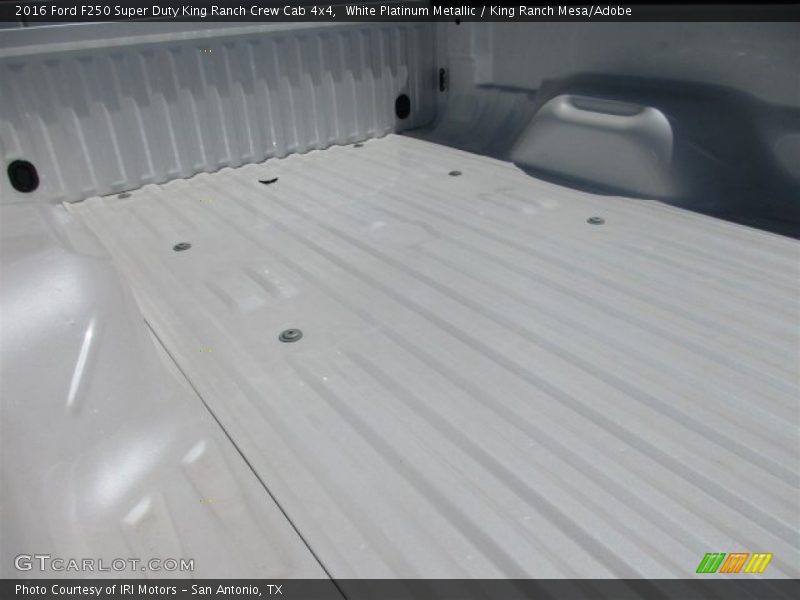 White Platinum Metallic / King Ranch Mesa/Adobe 2016 Ford F250 Super Duty King Ranch Crew Cab 4x4