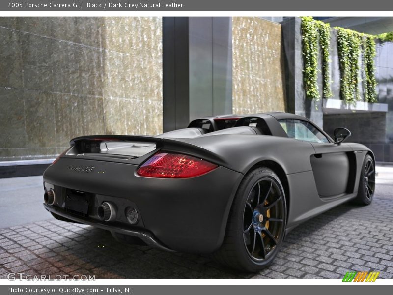 Black / Dark Grey Natural Leather 2005 Porsche Carrera GT