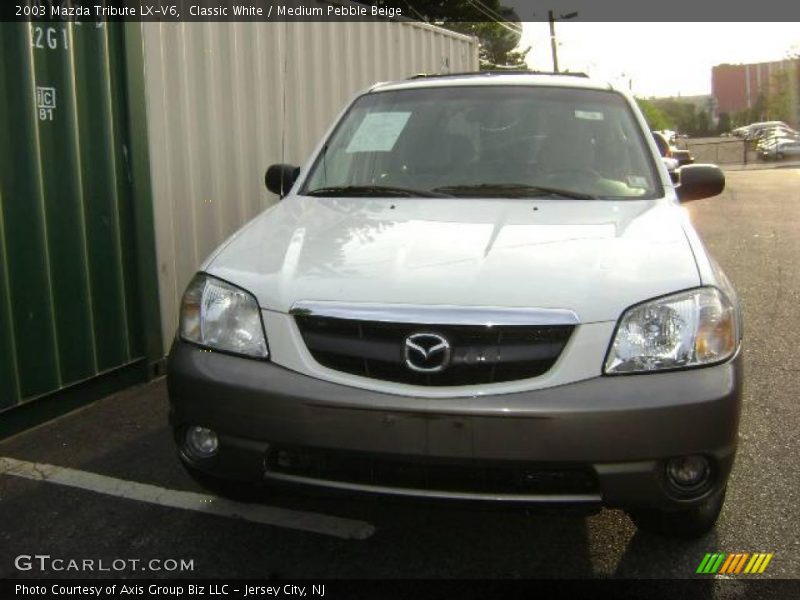 Classic White / Medium Pebble Beige 2003 Mazda Tribute LX-V6
