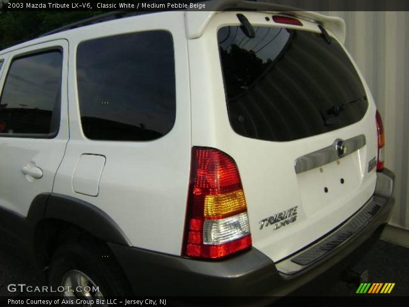 Classic White / Medium Pebble Beige 2003 Mazda Tribute LX-V6