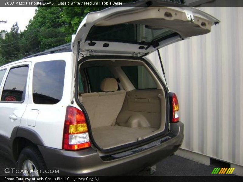 Classic White / Medium Pebble Beige 2003 Mazda Tribute LX-V6